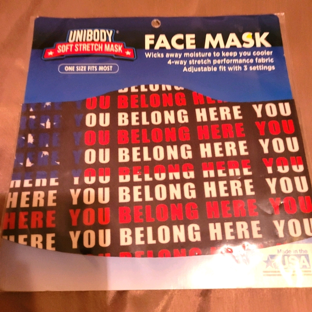 RED, WHITE, BLUE Face Mask 😷 NEW, adjustable!